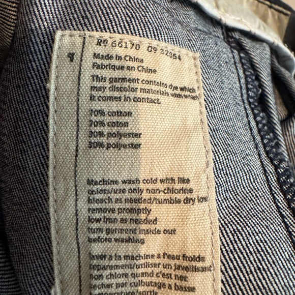 Anthropologie Pilcro Denim Button Down Skirt Size 10 Preppy Twee Cottagecore - Picture 7 of 8